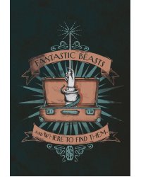 Обложка для паспорта. Фантастические твари. Чемодан