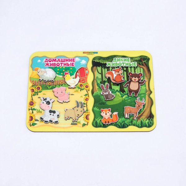 Вне серии (Ковальский) Сортер «Какая разница?», Домашние и дикие животные, 117205