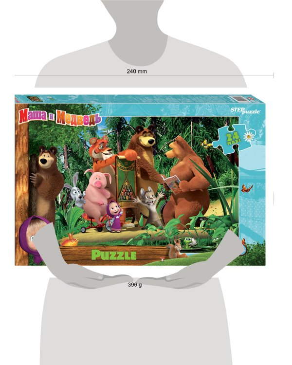 Мозаика "puzzle" maxi 24 "Маша и Медведь - 2" (Анимаккорд)