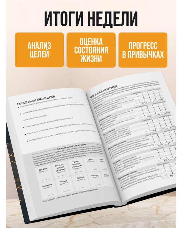 Дополнительное изображение книги «Ежедневник высокоэффективного человека. Эффективная система для достижения целей за 60 дней. Возьми контроль над своей жизнью»
