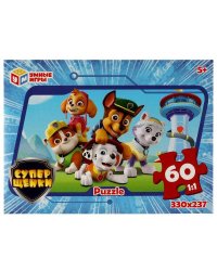 Суперщенки. Puzzle 60. 190х141х35мм. Умные игры в кор.24шт
