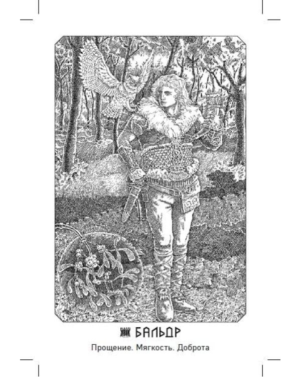 Дополнительное изображение книги «Иггдрасиль. Скандинавский оракул (81 карта и руководство для гадания в подарочном футляре)»