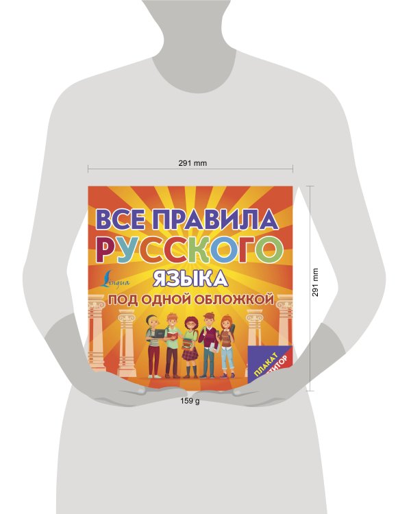 Плакат-репетитор. Все правила русского языка под одной обложкой