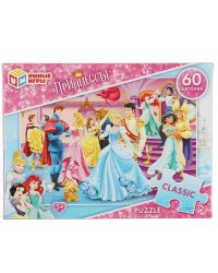 Принцессы. Puzzle 60. 190х141х35мм. Умные игры в кор.24шт