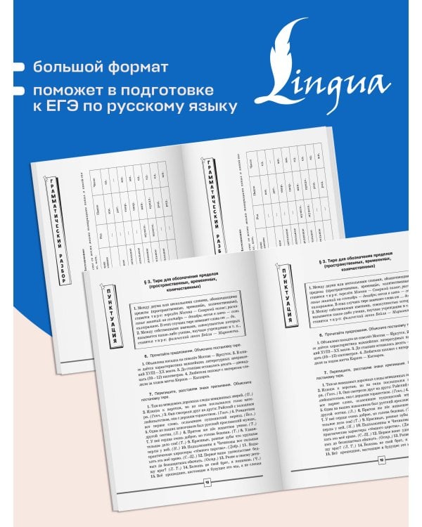 Дополнительное изображение книги «ЕГЭ. Русский язык. Большой справочник с упражнениями и ответами. Пунктуация, стилистика и грамматический разбор»