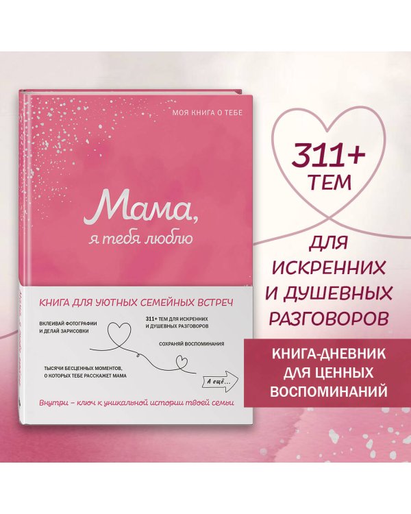 Мама, я тебя люблю! Моя книга о тебе