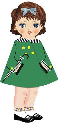 КУКЛА-КНИЖКА (Стрекоза) ИБ. КУКЛА-КНИЖКА. Кукла Оленька (зеленая)