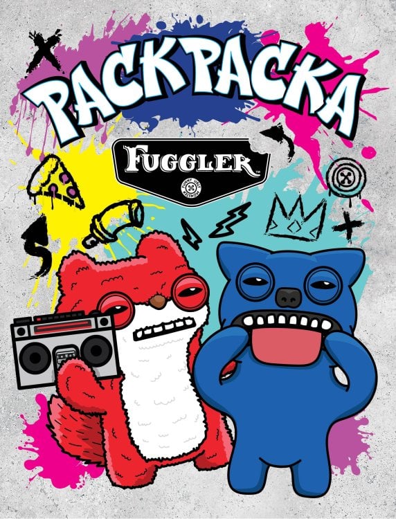 Обложка книги «Fugglers. Раскраска (серая)», ISBN 9785171899349