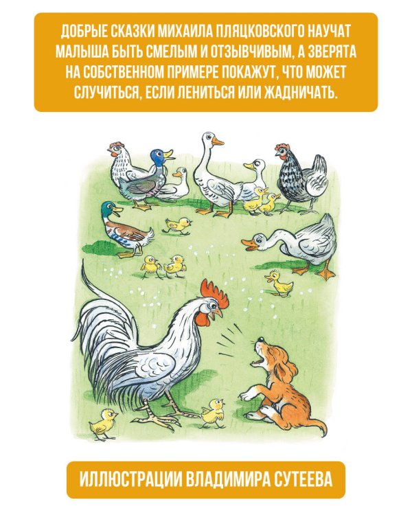 Разноцветные зверята. Рисунки В. Сутеева