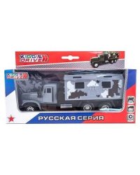 Инерционный военный грузовик (бежевый)