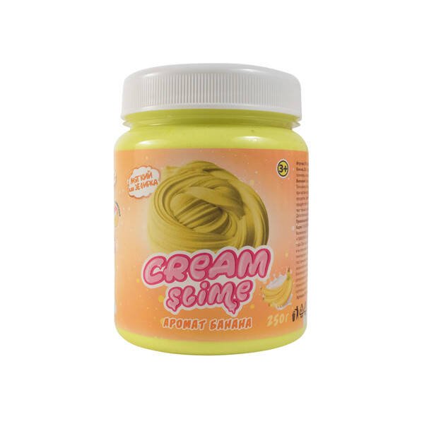 Cream-Slime с ароматом банана, 250 г