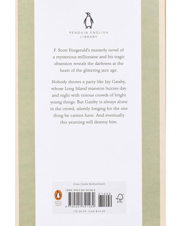 Дополнительное изображение книги «The Great Gatsby (F. Scott Fitzgerald) Великий Гэтсби (Фрэнсис Скотт Фицджеральд) /Книги на английском языке»