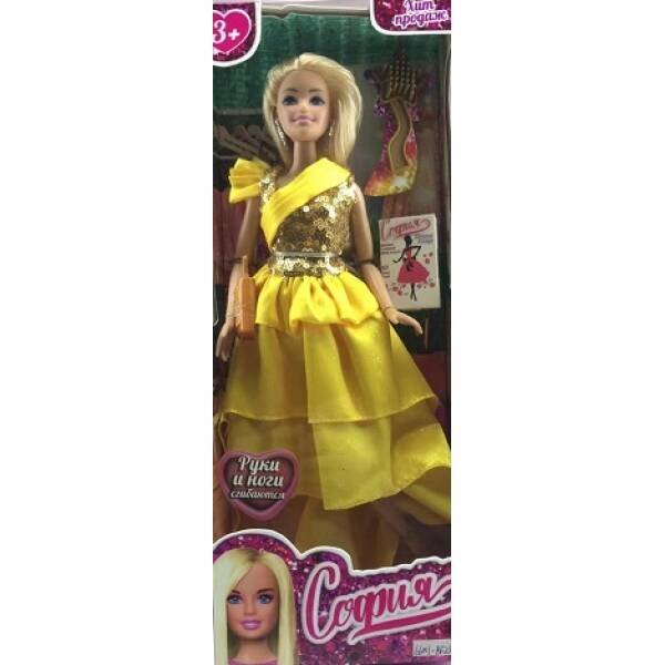 КУКЛЫ СОФИЯ И АЛЕКС (Умка) Кукла 29 см София, руки и ноги сгиб, акс, кор КАРАПУЗ в кор.24шт