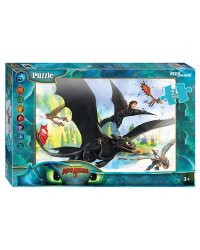 Мозаика "puzzle" maxi 24 "Драконы - 2" (DreamWorks)