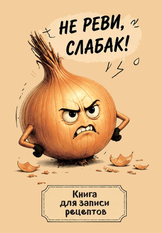 Обложка книги «Книга для записи рецептов. Злой лук», ISBN 9785042492679