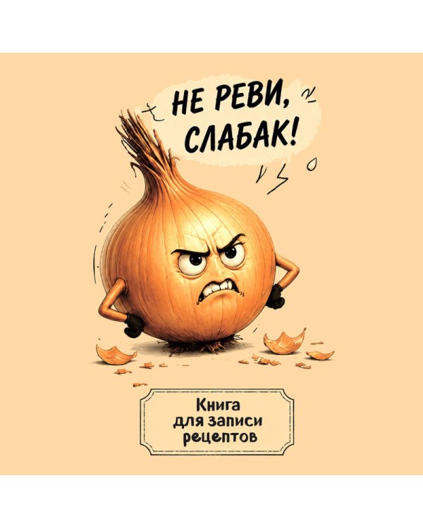 Дополнительное изображение книги «Книга для записи рецептов. Злой лук»