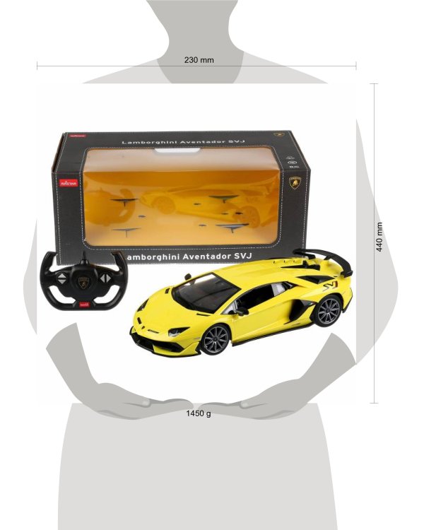 Машина р/у lamborghini aventador svj 1:14 цвет в ассорт. в кор. Rastar в кор.6шт