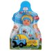 Пупс функц Синий ТРАКТОР 15см, пьет, пис, бутылочка, на блистере КАРАПУЗ в кор.72шт