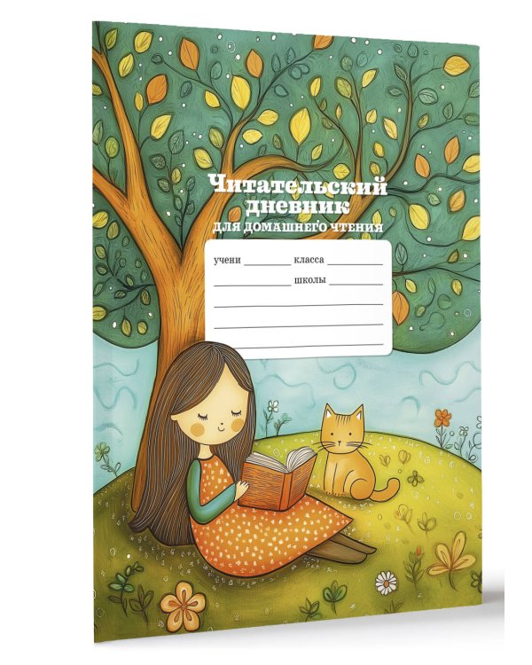 Читательский дневник школьника для домашнего чтения