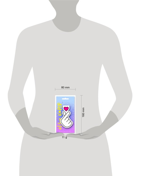 Фигурная магнитная закладка. К-РОР