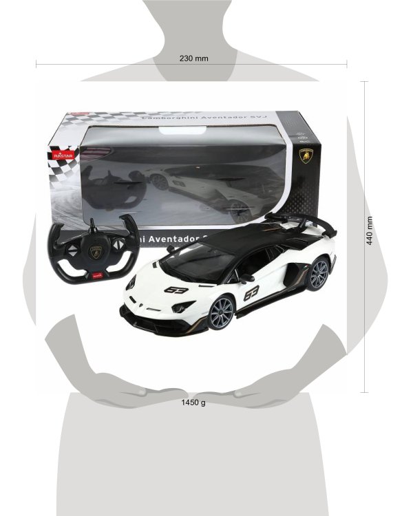 Машина р/у lamborghini aventador svj performance 1:14 в кор. Rastar в кор.6шт