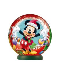 Пазл-шар Микки Маус, 60 деталей, Новогодняя коллекция