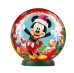 Пазл-шар Микки Маус, 60 деталей, Новогодняя коллекция