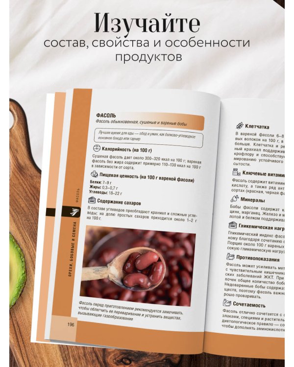 Дополнительное изображение книги «100 продуктов питания. Полезный гид по сбалансированному рациону»