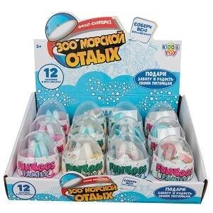 Игровые наборы в яйце (Юнитойс) Игровой набор в яйце для детей "Зоо морской отдых"