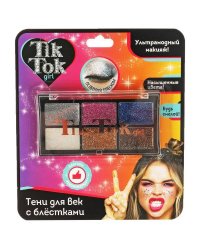 Тени для век с блестками TIK TOK GIRL в кор.24*12шт