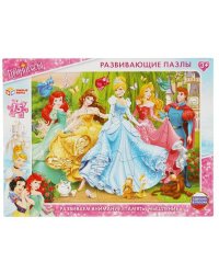 Пазл в рамке. Принцессы. 285х215мм. Умные игры в кор.50шт