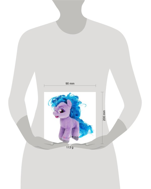 Игрушка мягкая МОЙ МАЛЕНЬКИЙ ПОНИ иззи, 18 см, без чипа, в пак, МУЛЬТИ-ПУЛЬТИ в кор.24шт