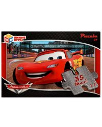Машинки. Макси-пазлы  в коробке. Пазл 35 деталей. 180х127х35 мм. Умные игры в кор.24шт