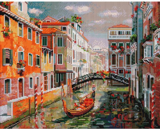 Мозаика на подрамнике (Белоснежка) 987-AT-S Венеция. Канал Сан Джованни Латерано