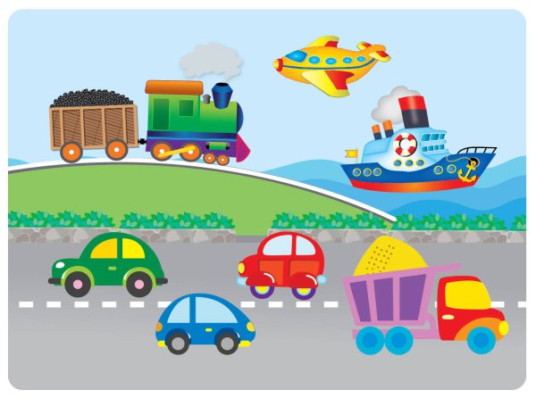 Многоразовые водные раскраски. Выпуск 16 (Едем, плывем, летим)