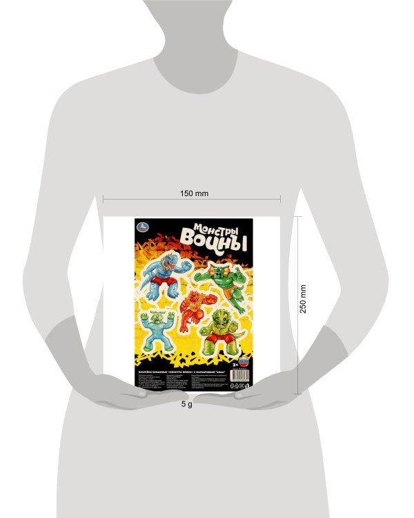 Наклейки бумажные, а5, монстры воины Умка в кор.500шт