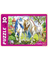 МАКСИ-ПАЗЛЫ 30 элементов. Чудесные единороги №23 (Арт. ПУ30-1121)