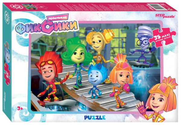 maxi 35 (STEPpazzle) Мозаика "puzzle" 35 MAXI "Фиксики" (Аэроплан)