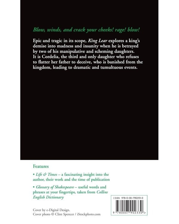 Дополнительное изображение книги «King Lear (William Shakespeare ) Король Лир (Уильям Шекспир) /Книги на английском языке»