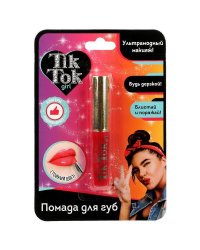 Помада для губ красная TIK TOK GIRL в кор.80*12шт