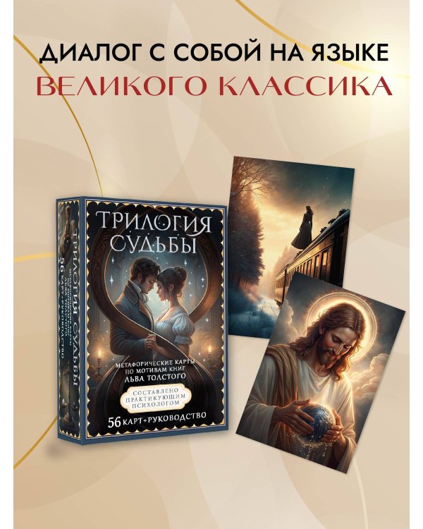 Трилогия судьбы. Метафорические карты по мотивам книг Льва Толстого