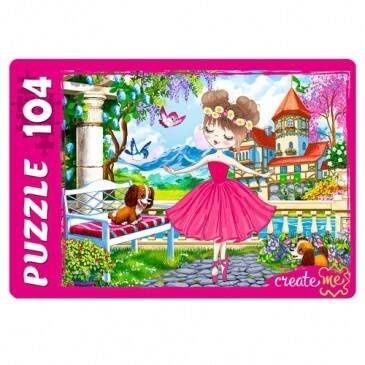 05. ПАЗЛЫ 104 элемента (Рыжий Кот) 75. ПАЗЛЫ 104 элемента. МИЛАЯ БАЛЕРИНА №2 (Арт. ПУ104-2451)