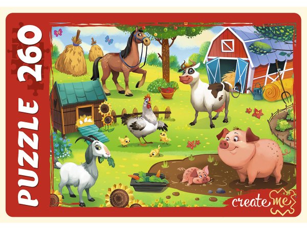 ПАЗЛЫ 260 элементов. МОЯ ФЕРМА №2 (ПУ260-9843)