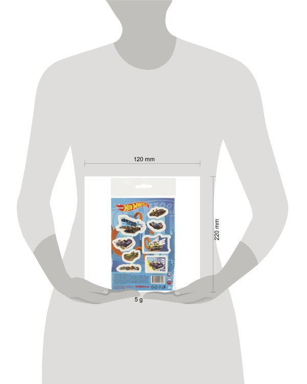Наклейки бумажные, 120*180 мм ХОТ ВИЛС Умка в кор.1000шт