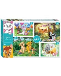 Мозаика "puzzle" 4в1 "Легенды Disney" (Disney)