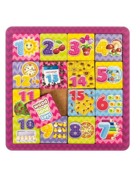 Настольная игра «Пятнашки. Учим счет»,226101