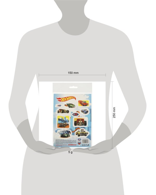 Наклейки бумажные, а5, ХОТ ВИЛС Умка в кор.500шт