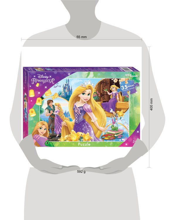 Мозаика "puzzle" 35 MAXI "Рапунцель - 3" (Disney)