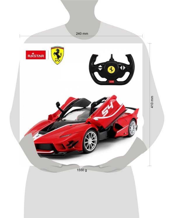 Машина р/у ferrari  fxx k evo 1:14 Rastar в кор.6шт