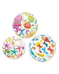 Мяч пляжный 51 см. Морские друзья INTEX Новый дизайн. Арт. 59040NP